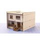 Dům řadovka, bez garáže (měřítko TT - 4ks)