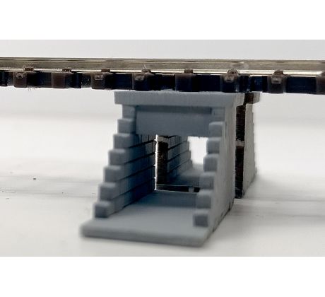 Betonový propustek mini (měřítko H0 - 1 sada)
