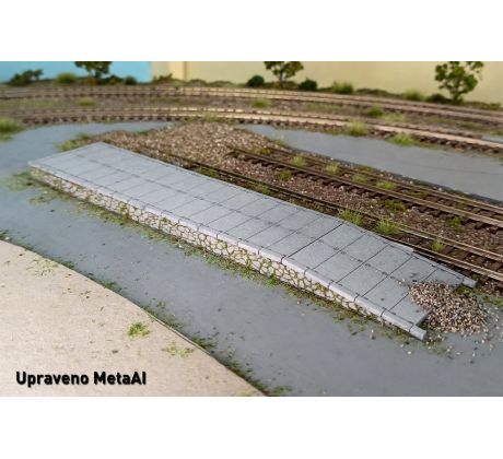 Malá nákladní rampa s panely